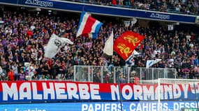 Des supporteurs du Stade Malherbe de Caen, le 18 avril 2025
