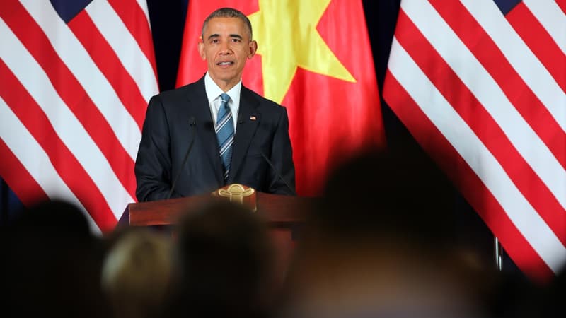 Barack Obama est actuellement en visite au Vietnam, autrefois ennemi des États-Unis. 