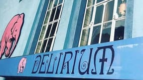 La façade du Delirium Café de Bruxelles - Image d'illustration