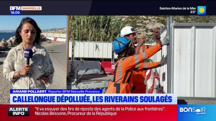 Callelongue dépolluée, les riverains soulagés