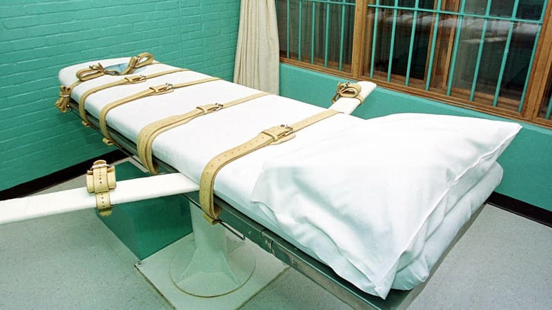 Photo d'archive de la chambre d'exécution de la prison de Huntsville au Texas.