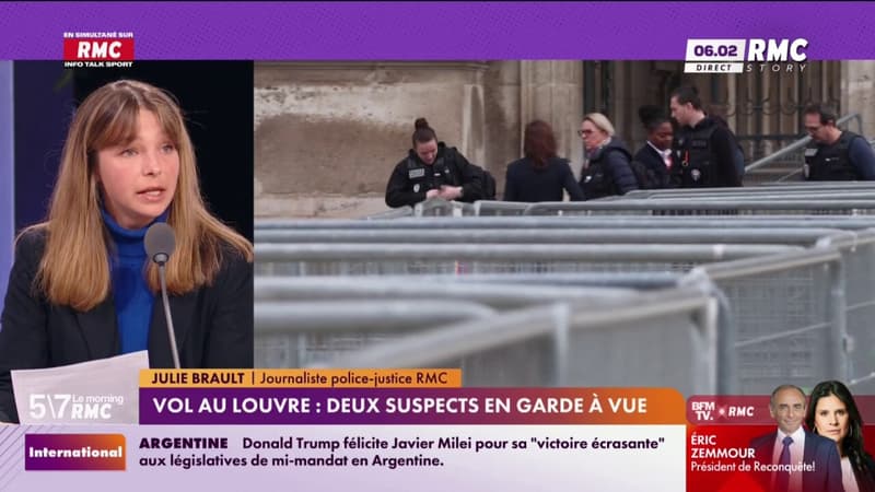 Cambriolage du Louvre: deux suspects en garde à vue