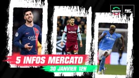 Asensio, Benrahma, Osimhen... Les 5 infos mercato du 30 janvier à la mi-journée