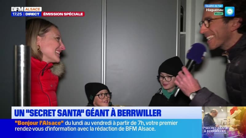 Secret santa à Berrwiller: une initiative appréciée des habitants