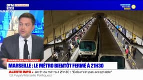 Marseille: Benoît Payan affirme que la fermeture du métro à 21h30 n'est "pas acceptable"
