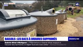 Var: les bacs à ordures supprimés à Barjols