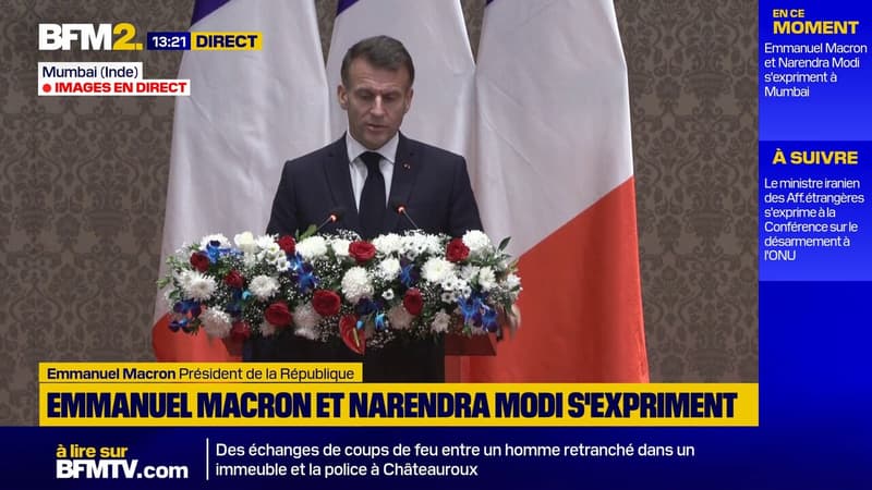 Emmanuel Macron veut rendre "encore plus efficace" le partenariat avec l'Inde