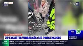 Paris: les pires excuses des cyclistes verbalisés