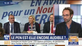 Eric Brunet/Jonathan Bouchet-Petersen: Marine Le Pen est-elle encore audible ?