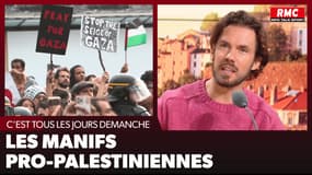 C'est tous les jours Arnaud Demanche sur RMC - Les manifs pro-palestiniennes