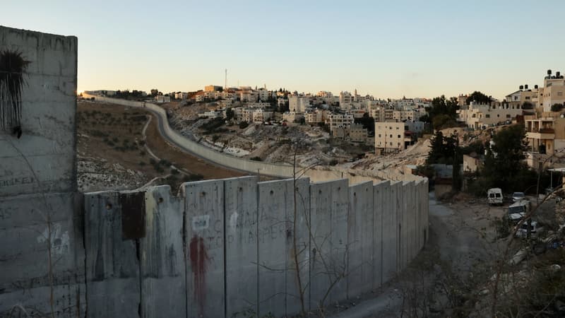 Le mur qui sépare Israël et la Cisjordanie le 8 novembre 2011 (Illustration)