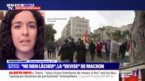 Manon Aubry (LFI): "[Emmanuel Macron] est davantage le garant de la division que de l'unité"