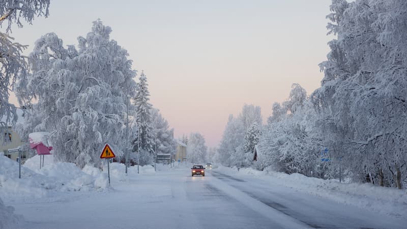 Froid record en Suède avec des températures inférieures à -40°C
