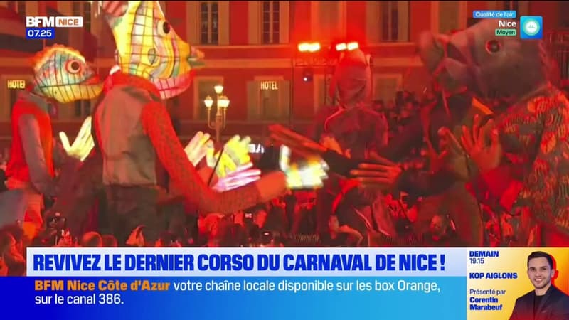 Incinération du roi, feu d'artifice: les plus beaux moments de la clôture du carnaval de Nice