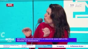 Des supermarchés ouverts le dimanche sans employés : "Ça me sidère", confie Emmanuelle Dancourt