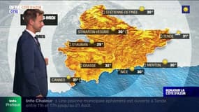 Météo Côte d'Azur: journée ensoleillée, jusqu'à 30°C à Nice