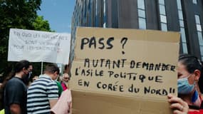 Manifestation contre le pass sanitaire à Toulouse, le 24 juillet 2021. (Photo d'illustration)