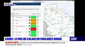 Le Pas-de-Calais en vigilance rouge crues