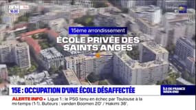 Paris: une école désaffectée occupée par des personnes sans abri dans le 15e arrondissement
