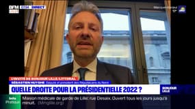 Présidentielle 2022: un choix entre un Emmanuel Macron "en échec" et "un projet fort" de Xavier Bertrand pour le député LR Sébastien Huyghee