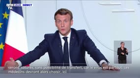 Emmanuel Macron: "Je ne crois à l'opposition entre santé et économie que certains voudraient instaurer"