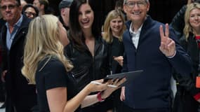 Tim Cook, le PDG d'Apple, le 30 octobre 2018.