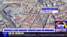 Marseille: une grenade retrouvée dans un immeuble par une femme de ménage