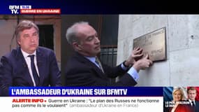 L'ambassadeur d'Ukraine en France rend hommage à son homologue français