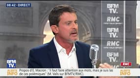 Manuel Valls face à Jean-Jacques Bourdin en direct