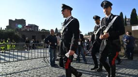 Des carabiniers à Rome le 14 avril 2017 (photo d'illustration).