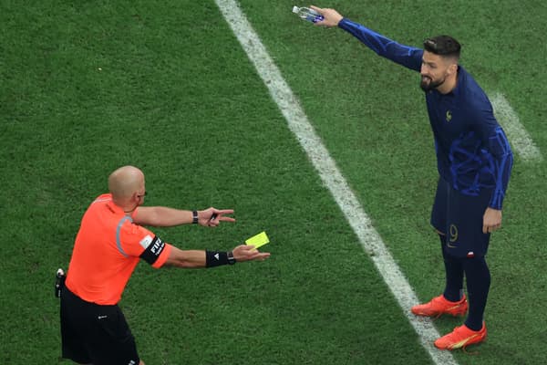 Olivier Giroud en la final de la Copa del Mundo contra Argentina el 18 de diciembre de 2022. Olivier Giroud en la final de la Copa del Mundo contra Argentina el 18 de diciembre de 2022.