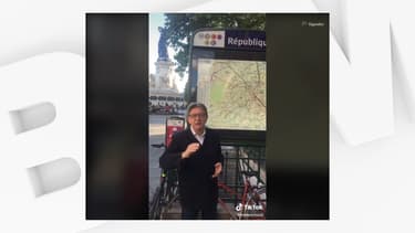 Le député insoumis Jean-Luc Mélenchon s'est lancé à son tour sur TikTok, le 9 juillet 2020.