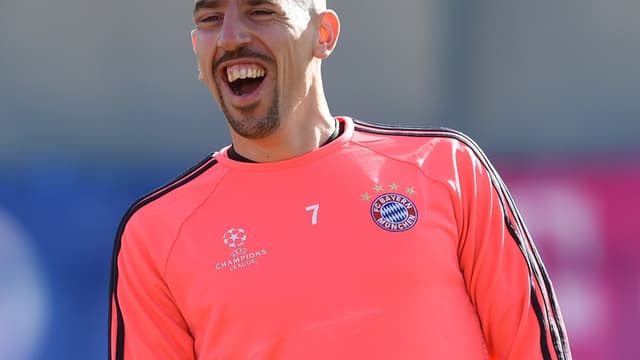 Franck Ribéry a retrouvé le sourire.
