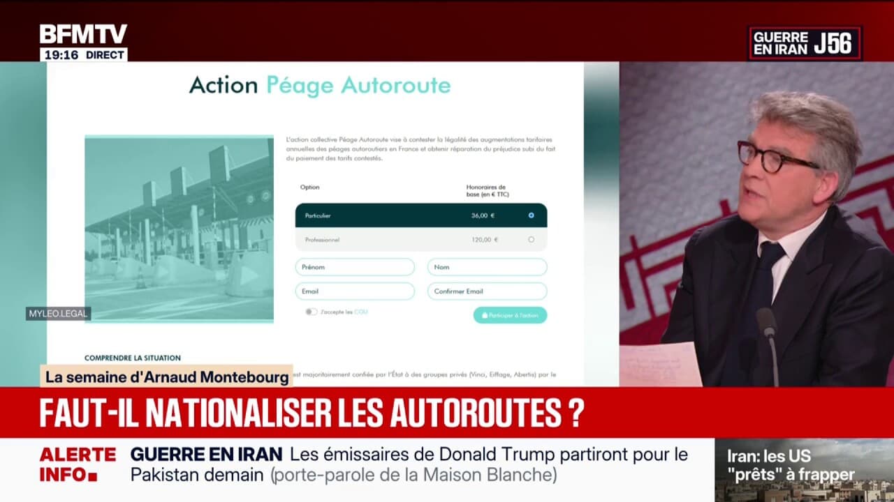 Arnaud Montebourg plaide pour la nationalisation des autoroutes face à la hausse des prix des péages