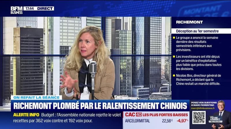 On refait la séance : Richemont plombé par le ralentissement chinois - 12/11