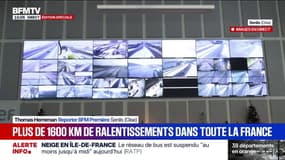 Neige-verglas: BFMTV au cœur de la salle de contrôle de la société d'autoroutes Sanef