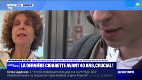Arrêt du tabac: "Le plus tôt est le mieux" explique Dr Marion Adler, tabacologue à l'hôpital Antoine-Béclère à Clamart