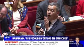 Gerald Darmanin on Sainte-Soline: "No, rescue was not prevented"