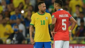 Neymar et Paulo Diaz