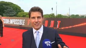 Tom Cruise à l'avant-première de Mission Impossible 6, à Paris, le 12 juillet 2018.
