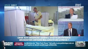 Crise aux urgences: "Il faut miser sur la complémentarité public-privé"