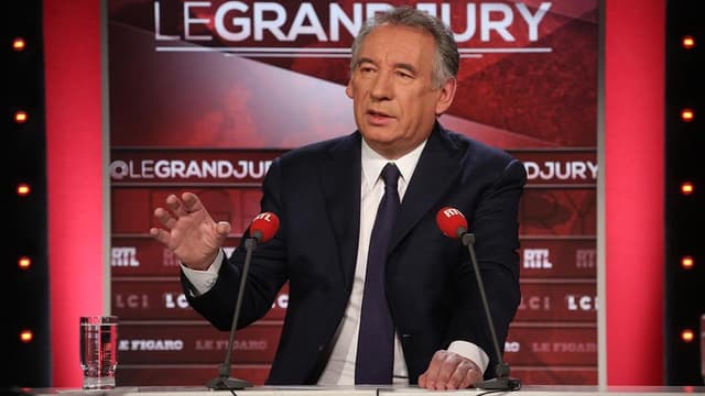 François Bayrou sur le plateau de RTL ce dimanche.