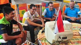 De gauche à droite, Quintana, Contador, Froome et Nibali.