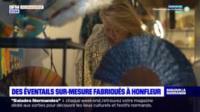 Normandie: des éventails sur-mesure fabriqués à Honfleur