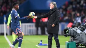 Christophe Galtier et Nuno Mendes