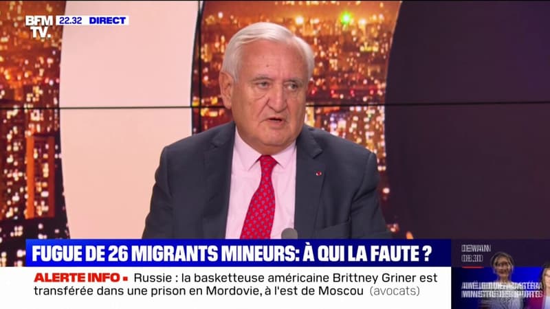 Jean-Pierre Raffarin sur les migrants mineurs: 