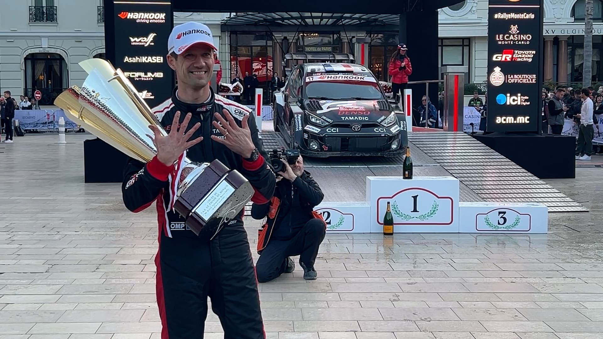Sébastien Ogier célèbre sa dixième victoire à Monaco