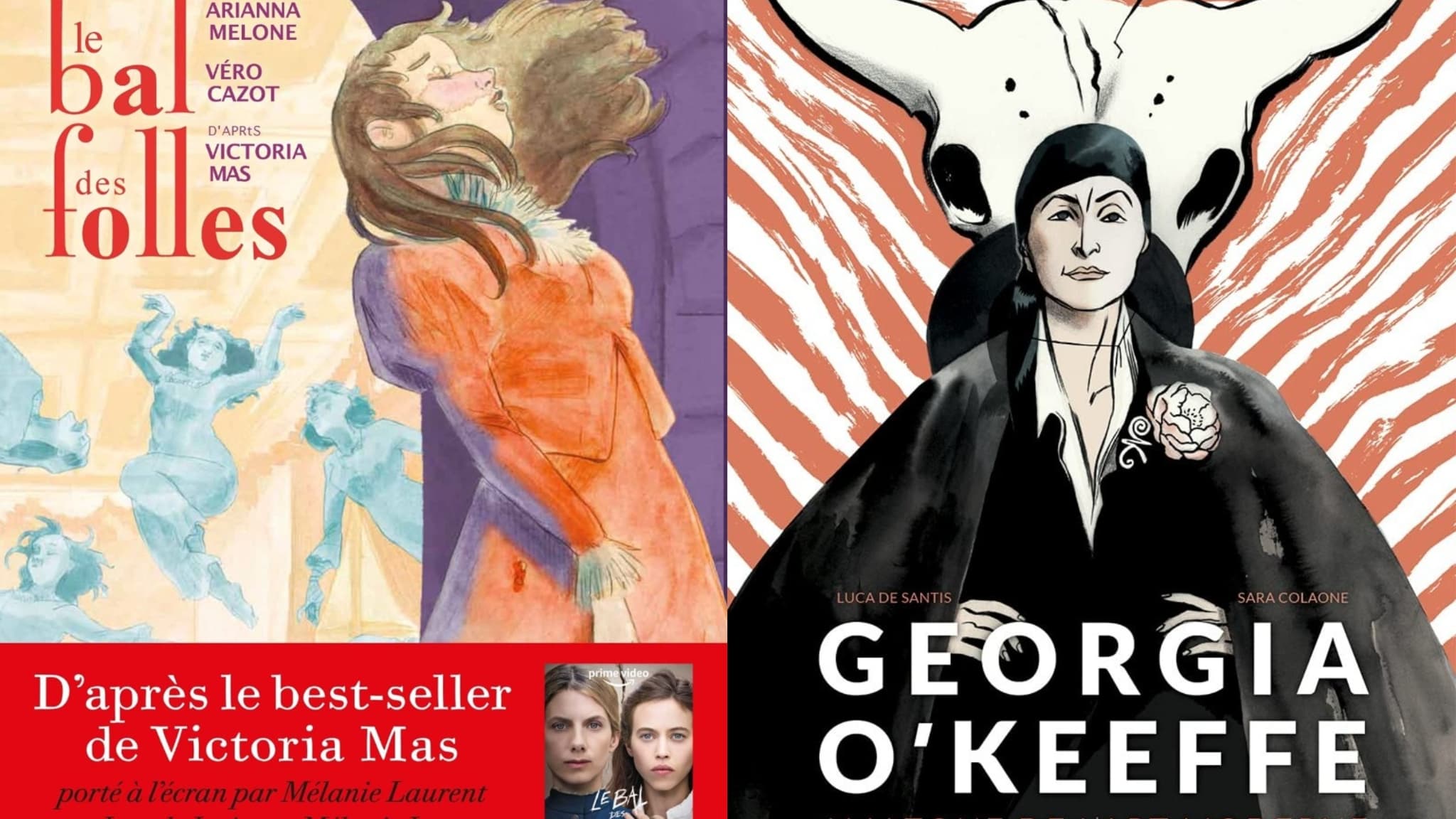 Les BD "Le Bal des folles" et "Georgia O'Keeffe" Les BD "Le Bal des folles" et "Georgia O'Keeffe"
