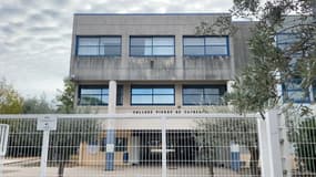 Le college Pierre de Coubertin de Luc-en-Provence. 