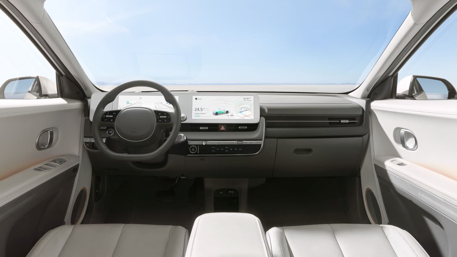 L'intérieur de ce SUV 100% électrique se révèle très moderne et épuré L'intérieur de ce SUV 100% électrique se révèle très moderne et épuré